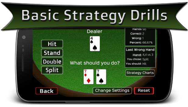 Training Real Money Blackjack App for Android