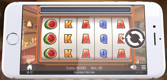 Swipe and Rolls Slots for Mobile